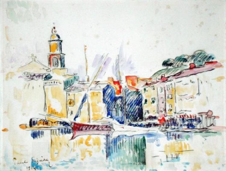 Paul Signac French Port of St. Tropez China oil painting art